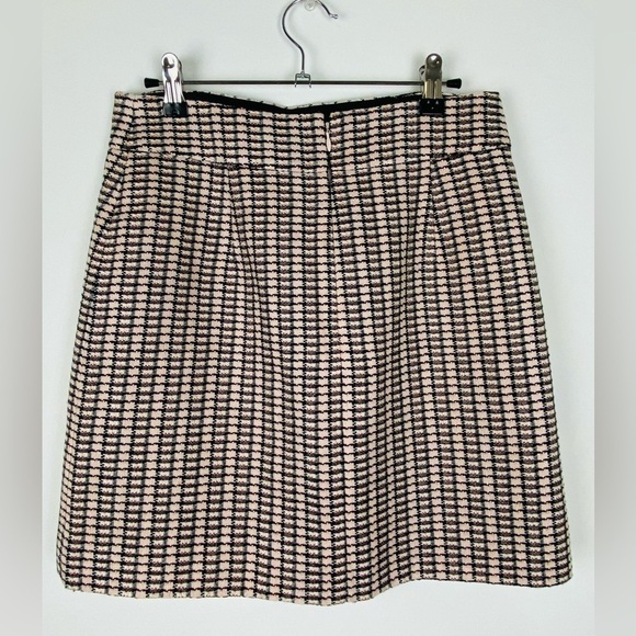 J Crew Factory Faux Wrap Mini Skirt Women's Size 2 Tweed Preppy Academia - Picture 2 of 8
